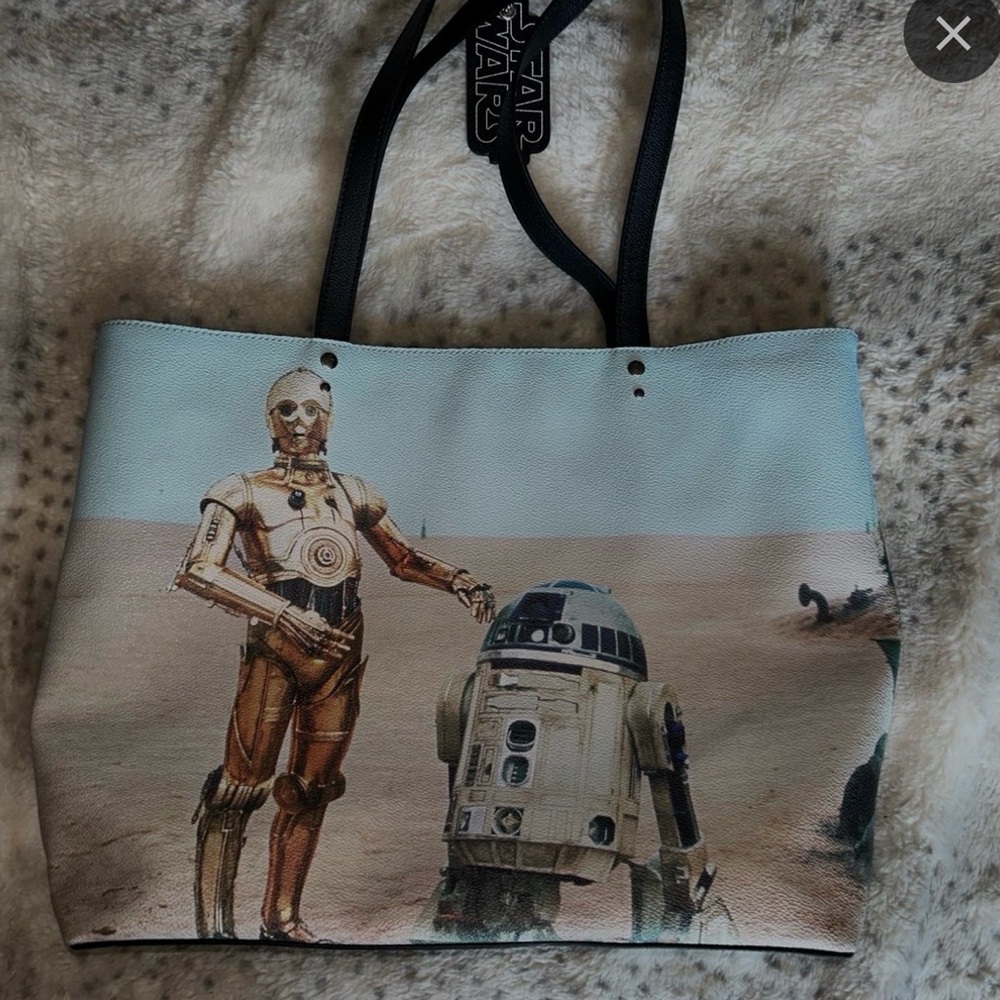 Loungefly Star Wars Tote Bag - Blue and Gold